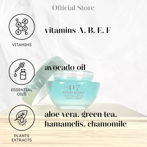 Infinite Motion - Mineral Detox Night Cream (For all skin types) 50ml - Picture 3 of 9